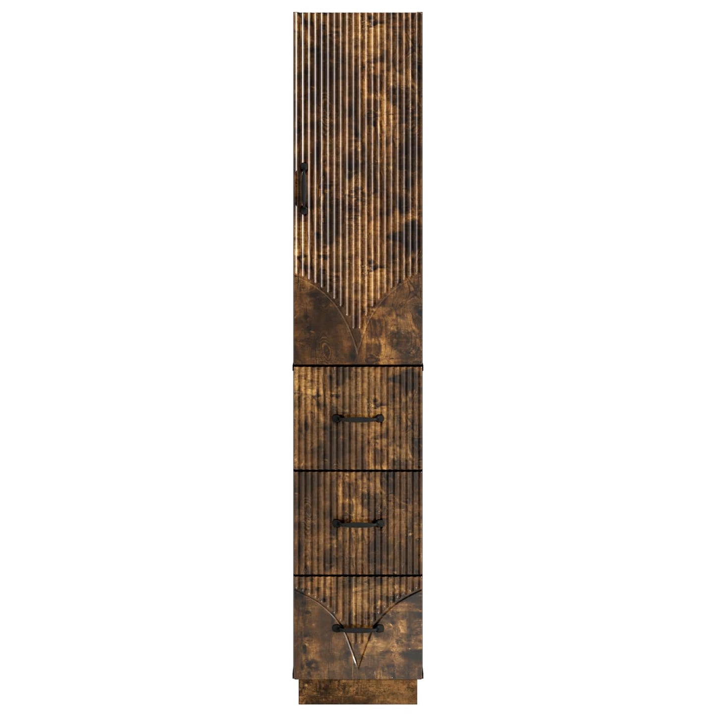 Szekrény szett 2 pcs Füstös Tölgy 33 x 34,5 x 87 cm Szerelt Fa