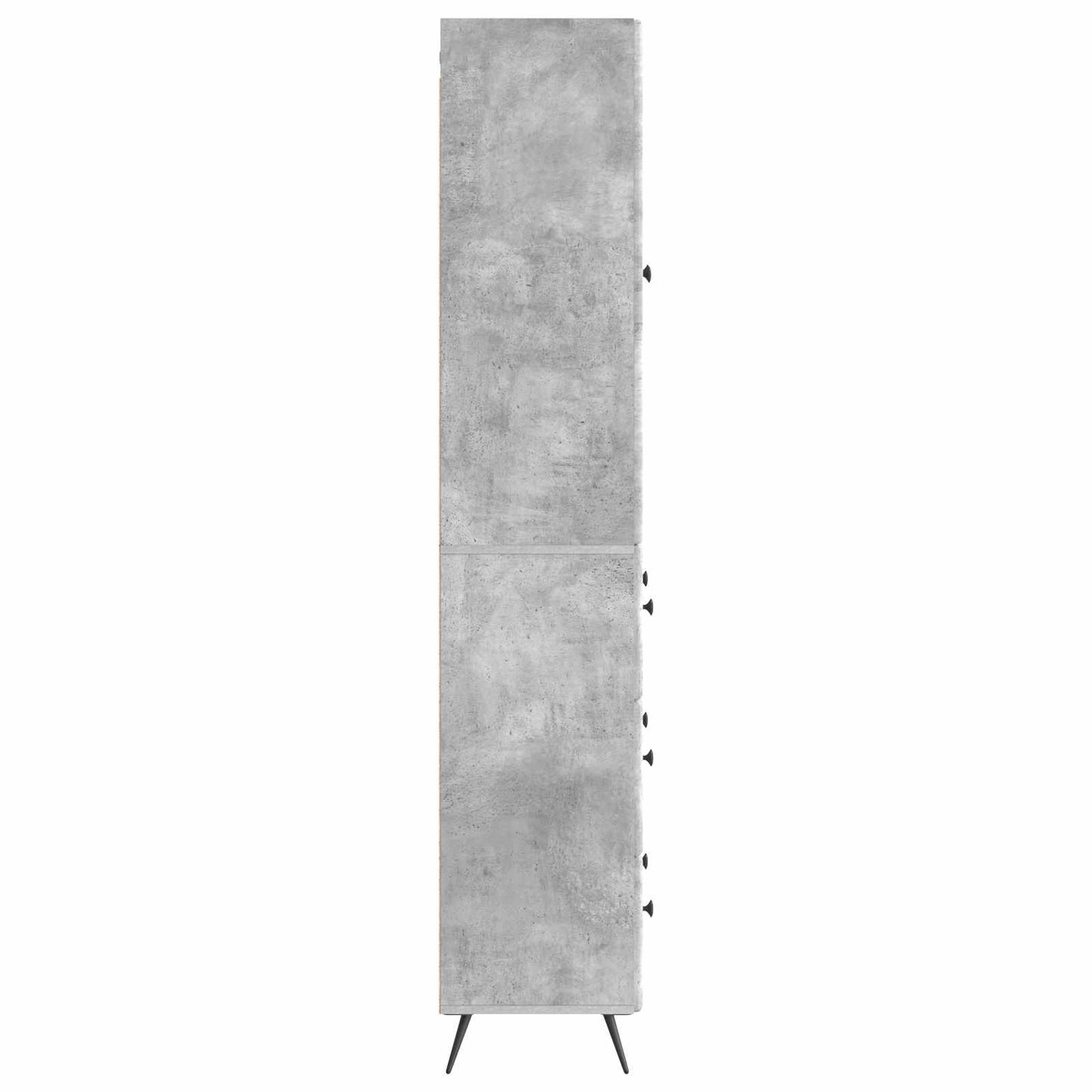 Szekrény szett 2 db 66 x 34,5 x 90 cm Szerelt Fa Betonszürke