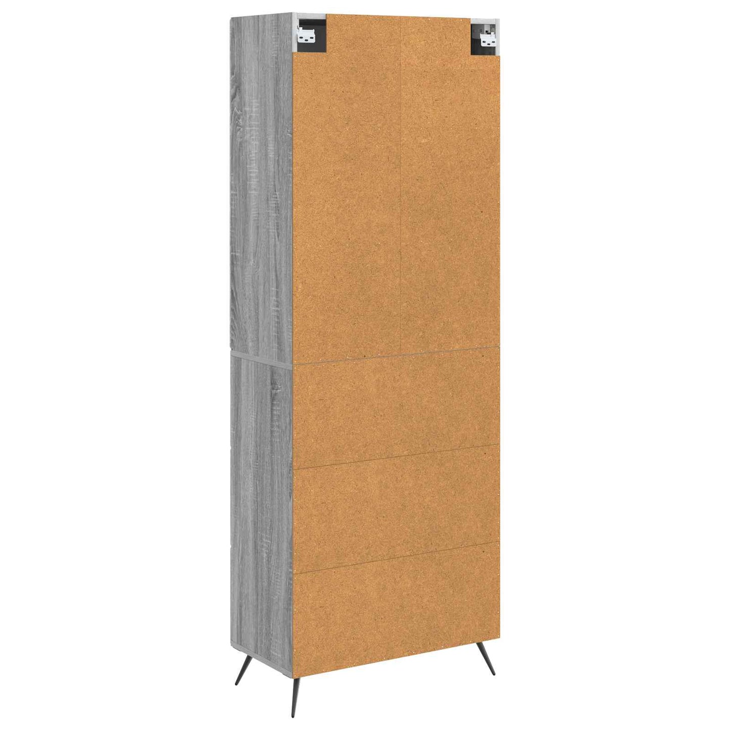 Szekrény szett 2 db 66 x 34,5 x 90 cm Szerelt Fa Szürke Sonoma