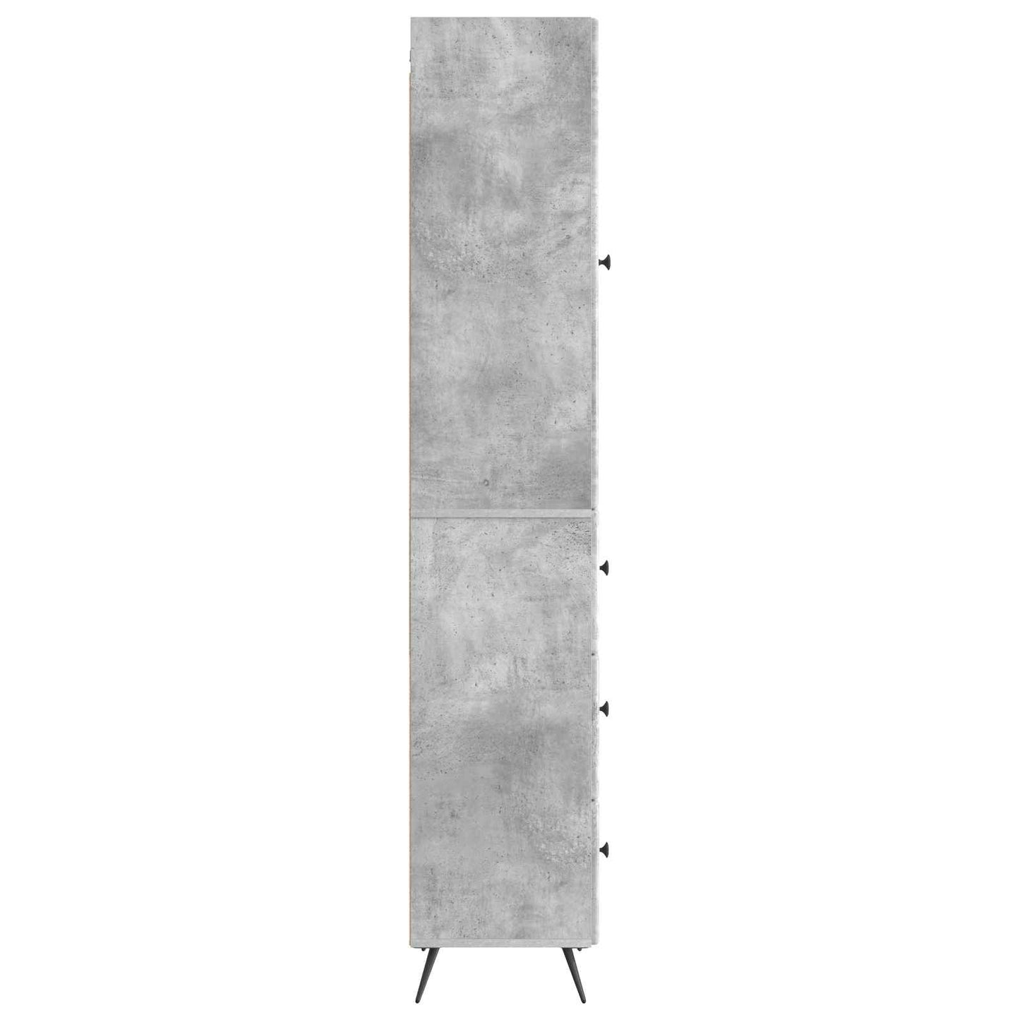 Szekrény szett 2 pcs Betonszürke 34,5 x 34,5 x 90 cm Szerelt Fa