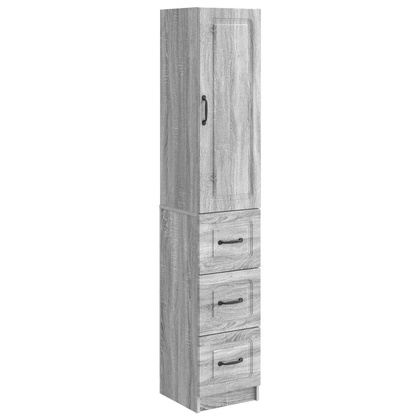 Szekrény szett 2 pcs Szürke Sonoma 33 x 34,5 x 87 cm Szerelt Fa