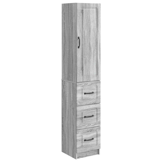 Szekrény szett 2 pcs Szürke Sonoma 33 x 34,5 x 87 cm Szerelt Fa
