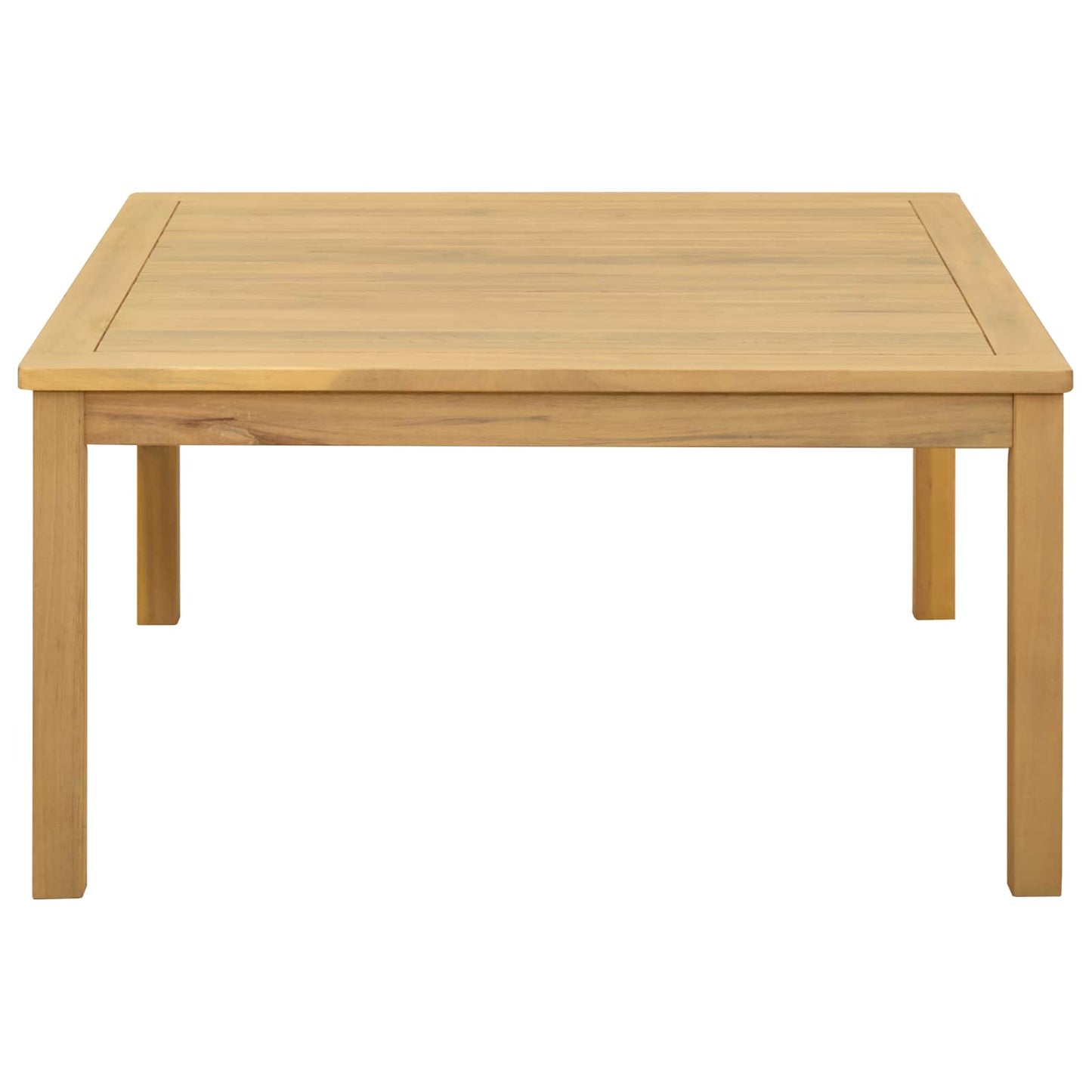 Dohányzóasztal Világos akác 85 x 85 x 45 cm Tömör Akácfa