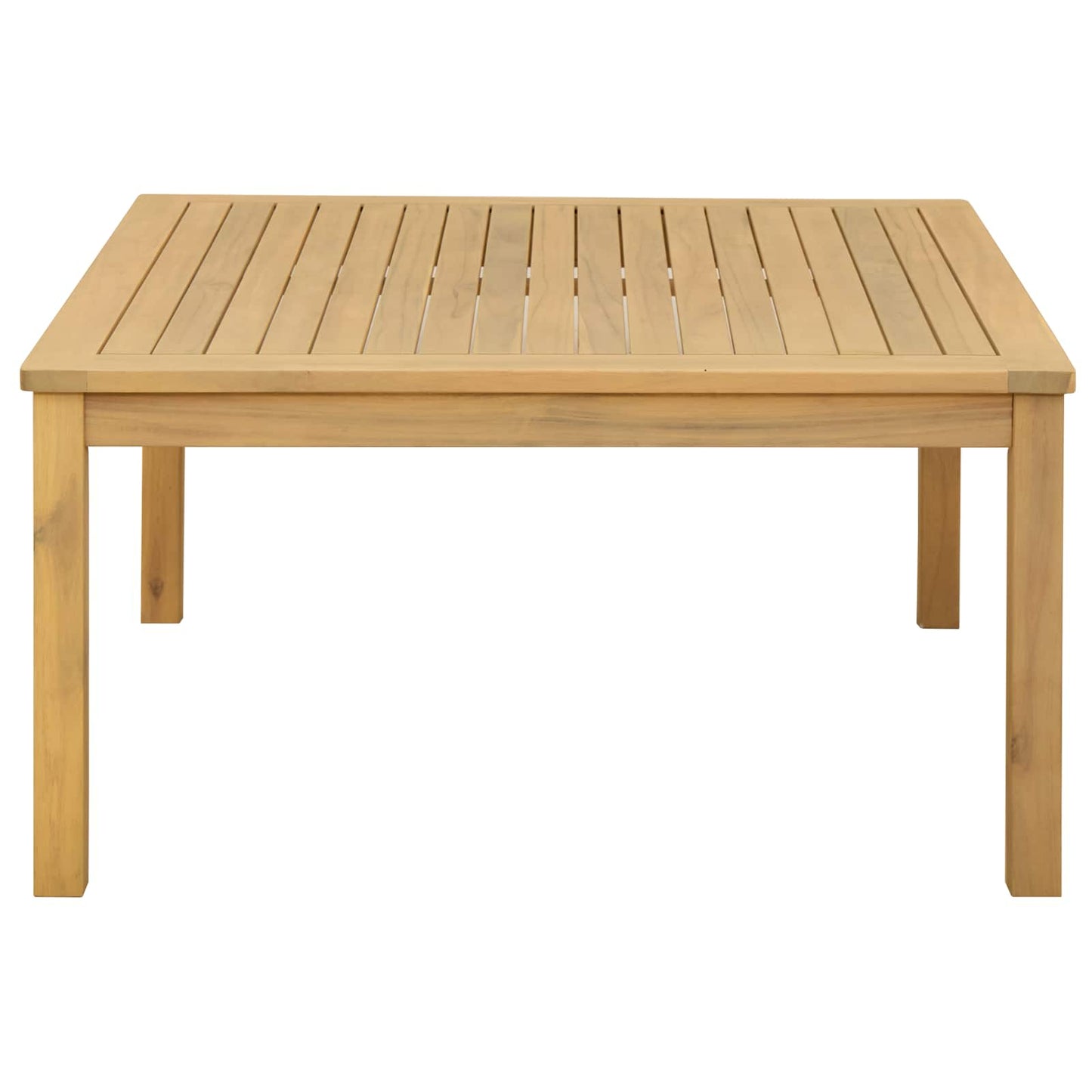 Dohányzóasztal Világos akác 85 x 85 x 45 cm Tömör Akácfa