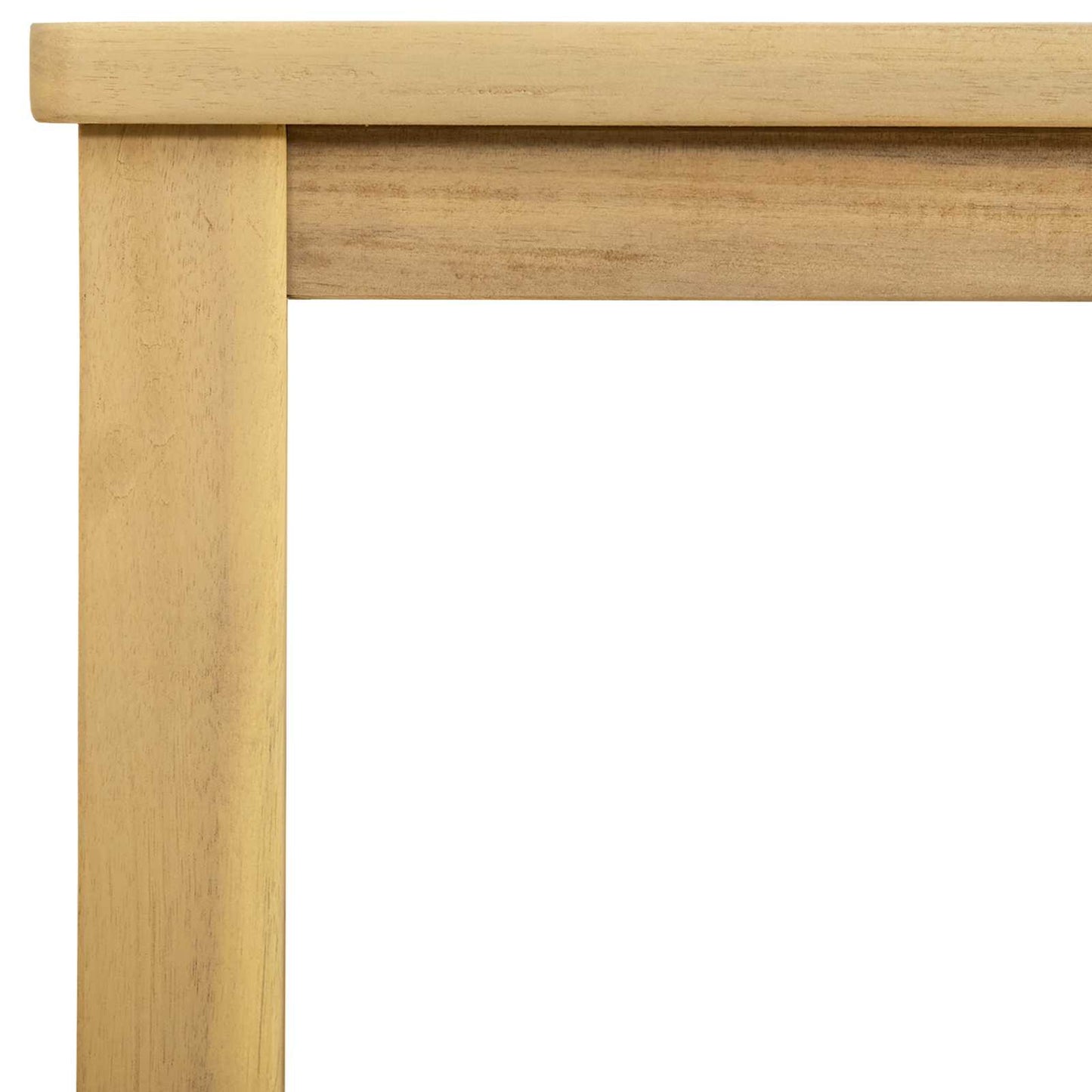 Kert oldalsó asztal Világos akác 80 x 35 x 75 cm Tömör Akácfa