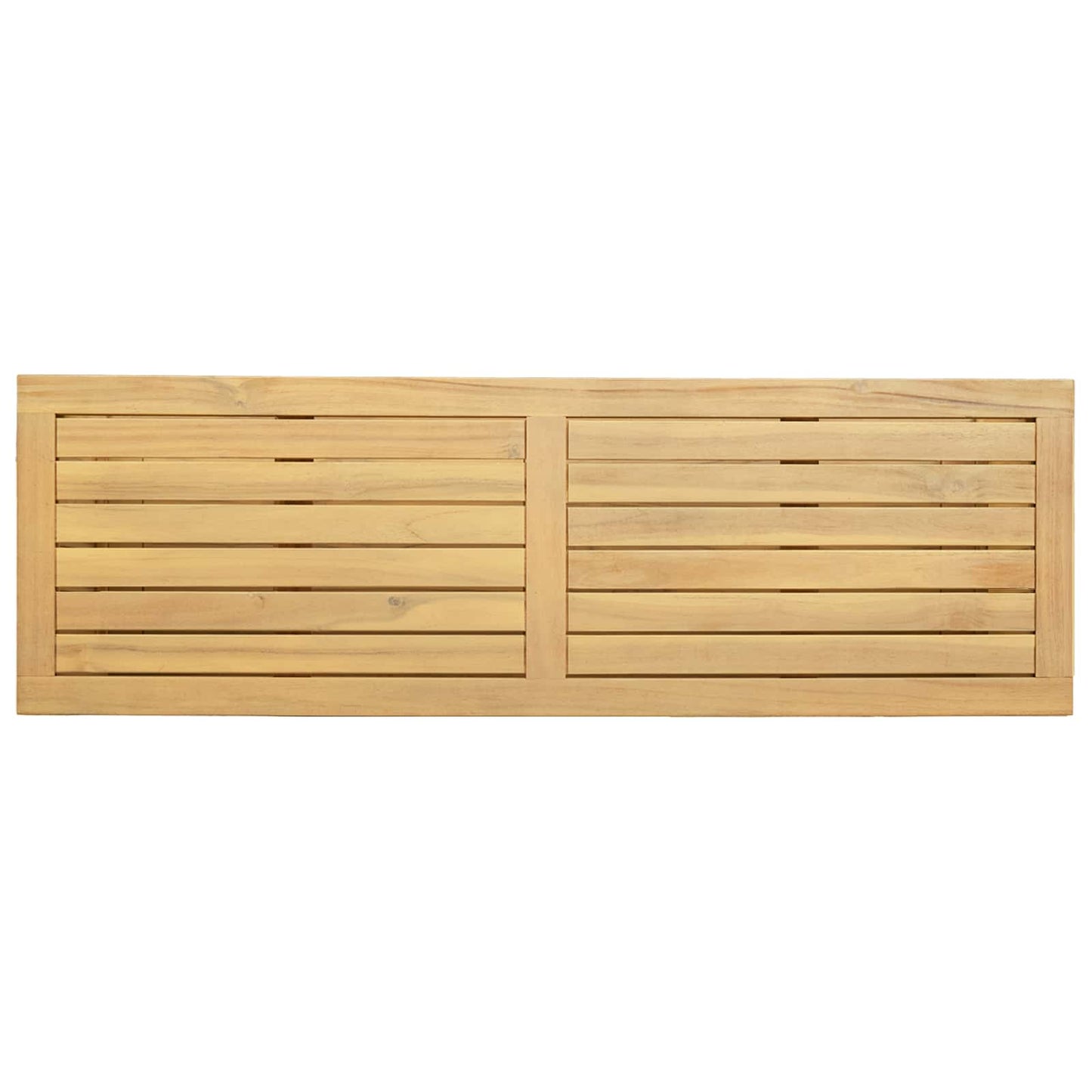 Kert oldalsó asztal Világos akác 110 x 35 x 75 cm Tömör Akácfa