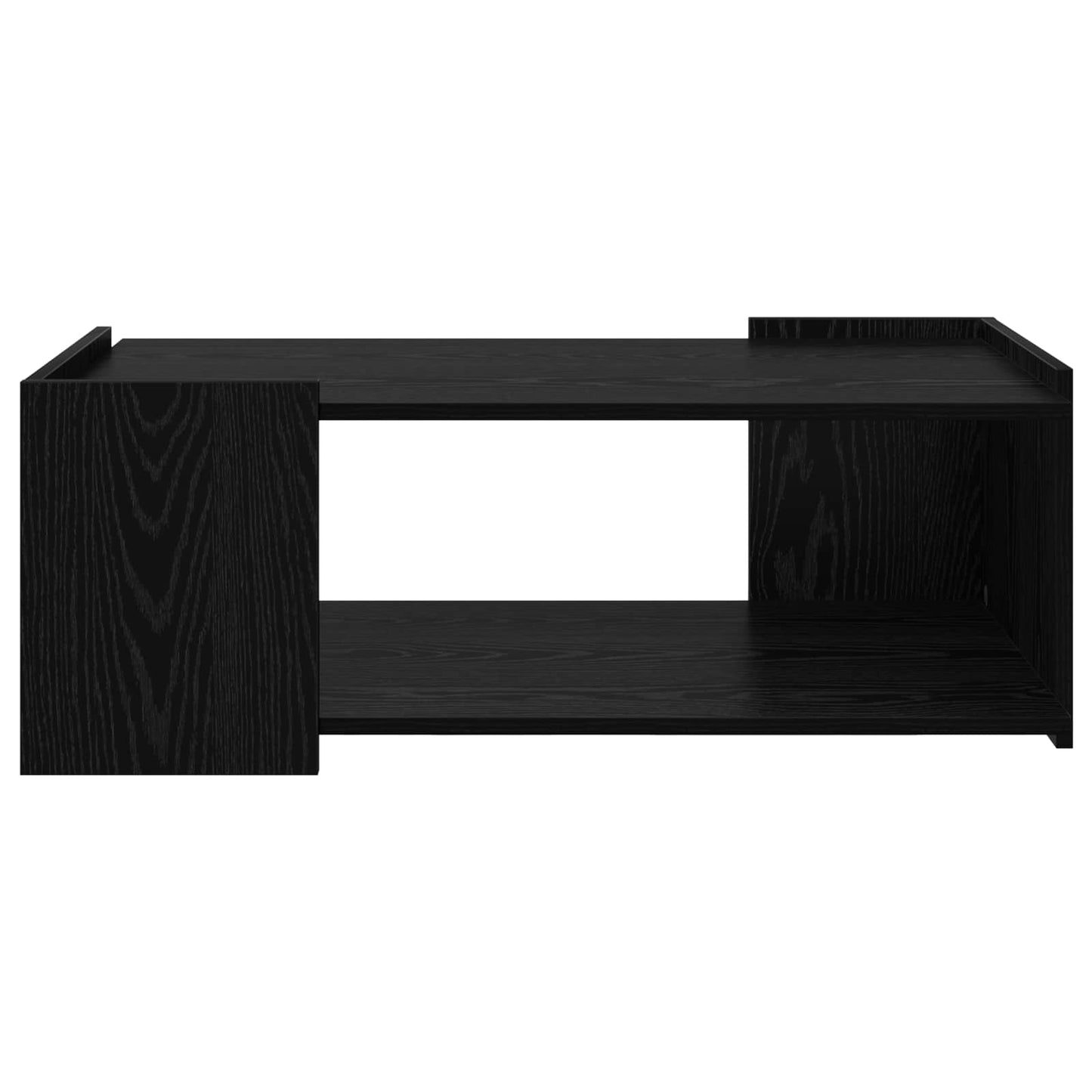 Dohányzóasztal Fekete Tölgy 90 x 50 x 33 cm Szerelt Fa