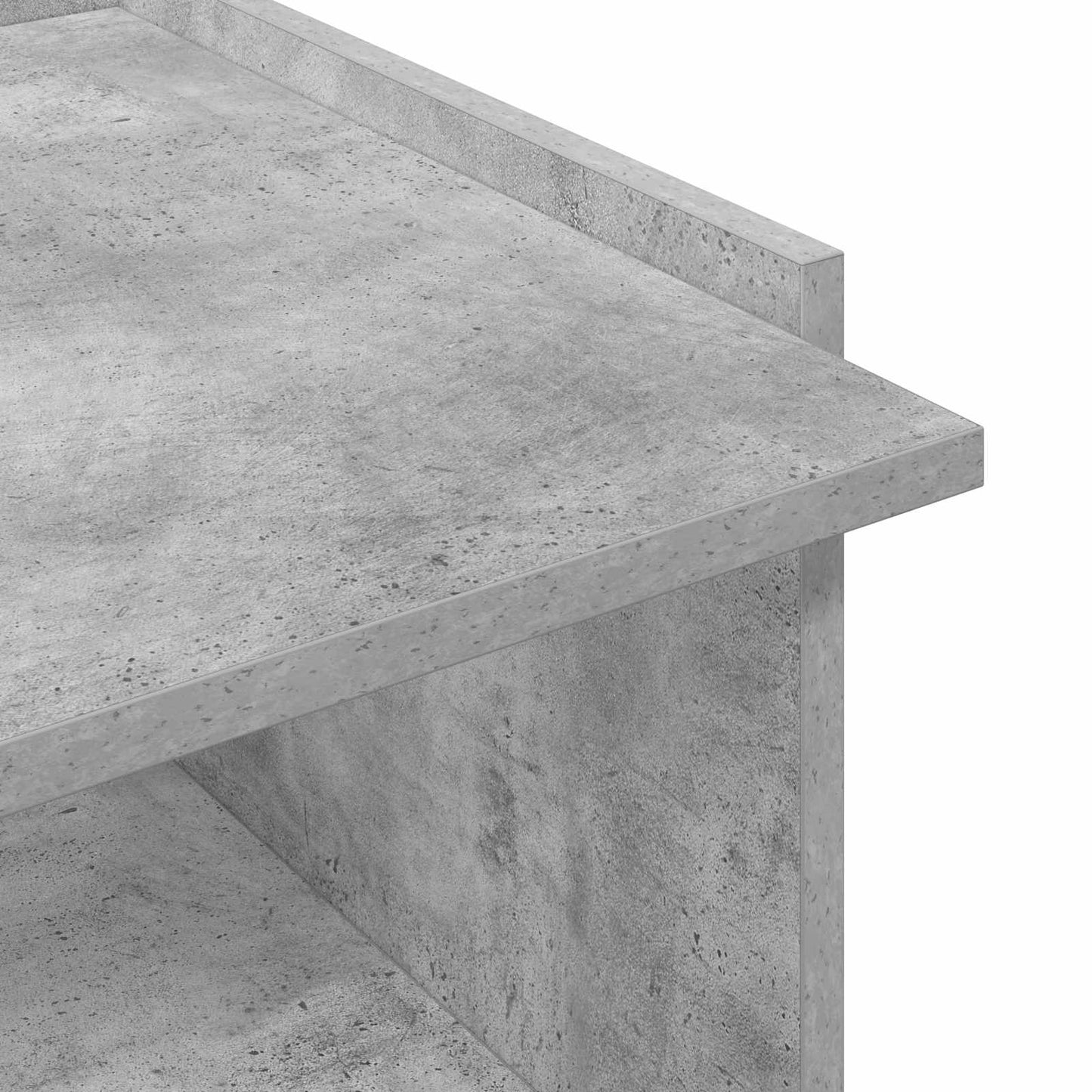 Dohányzóasztal Betonszürke 90 x 50 x 33 cm Szerelt Fa