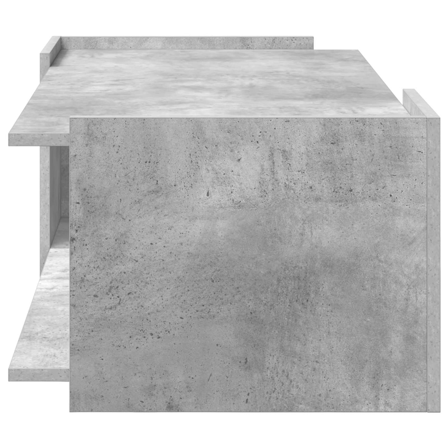 Dohányzóasztal Betonszürke 90 x 50 x 33 cm Szerelt Fa
