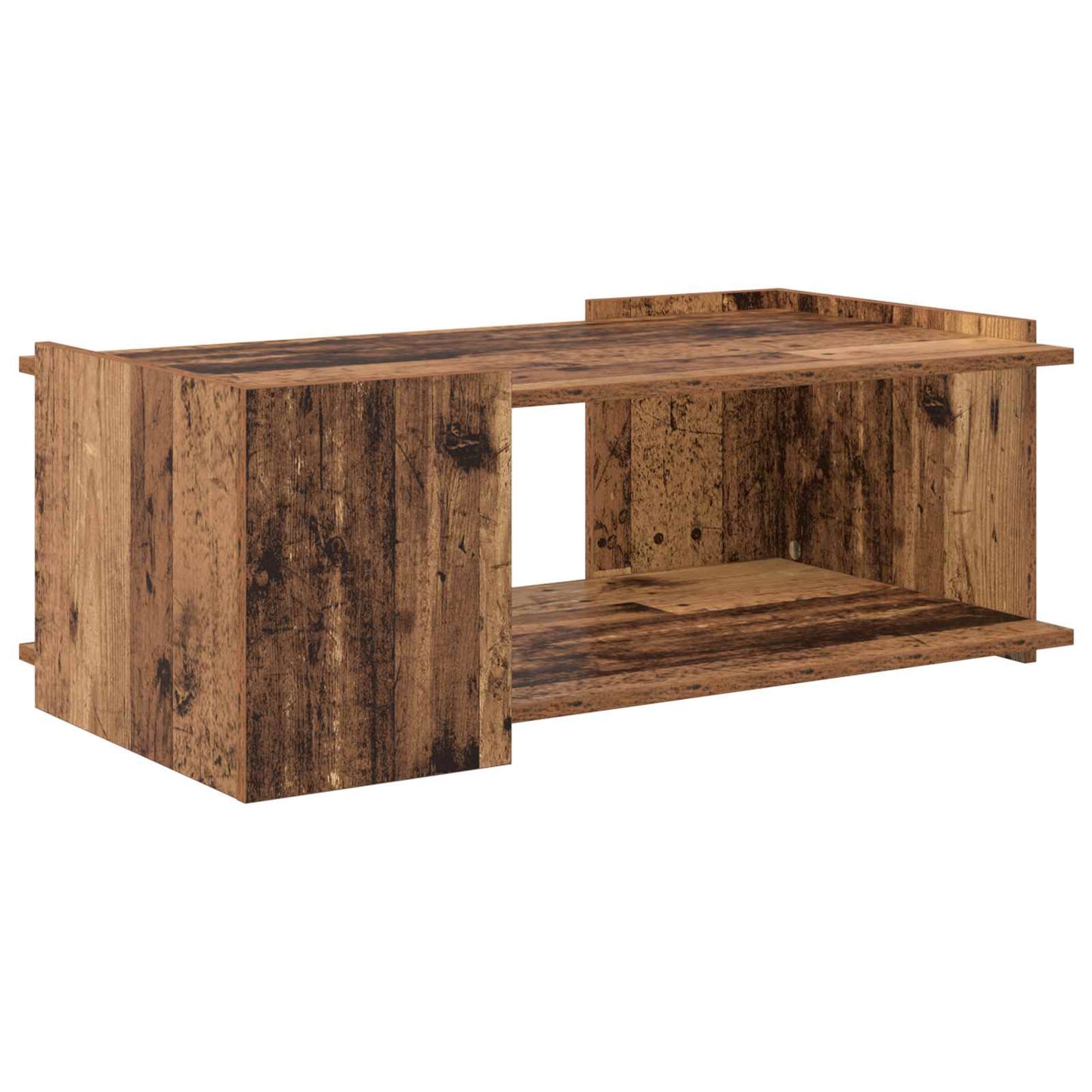 Dohányzóasztal Antik Fa 90 x 50 x 33 cm Szerelt Fa