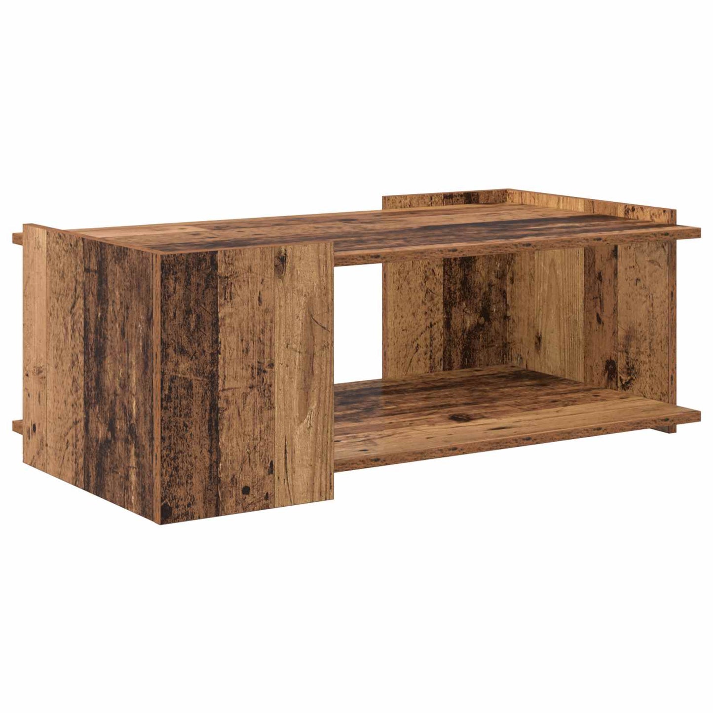 Dohányzóasztal Antik Fa 90 x 50 x 33 cm Szerelt Fa