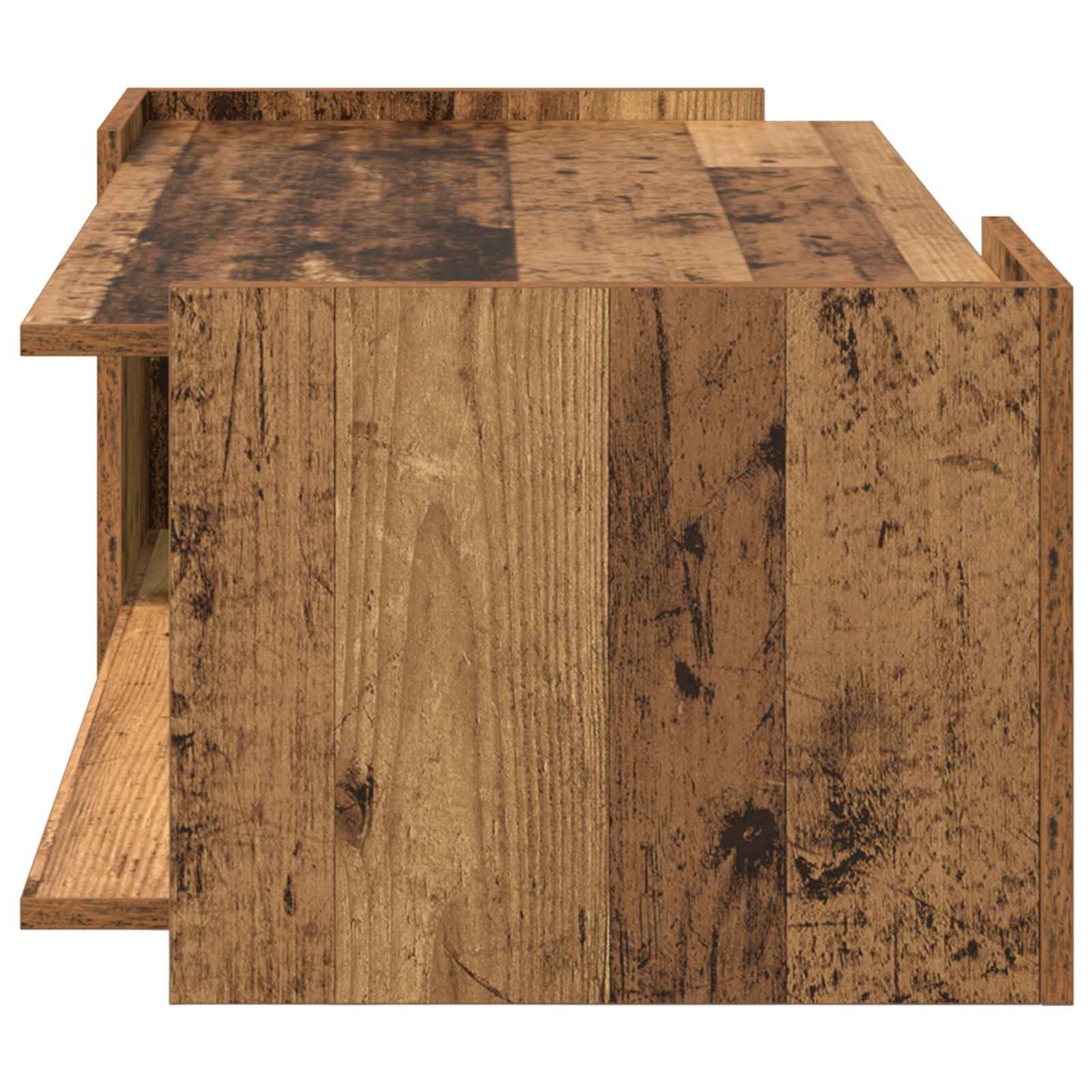 Dohányzóasztal Antik Fa 90 x 50 x 33 cm Szerelt Fa