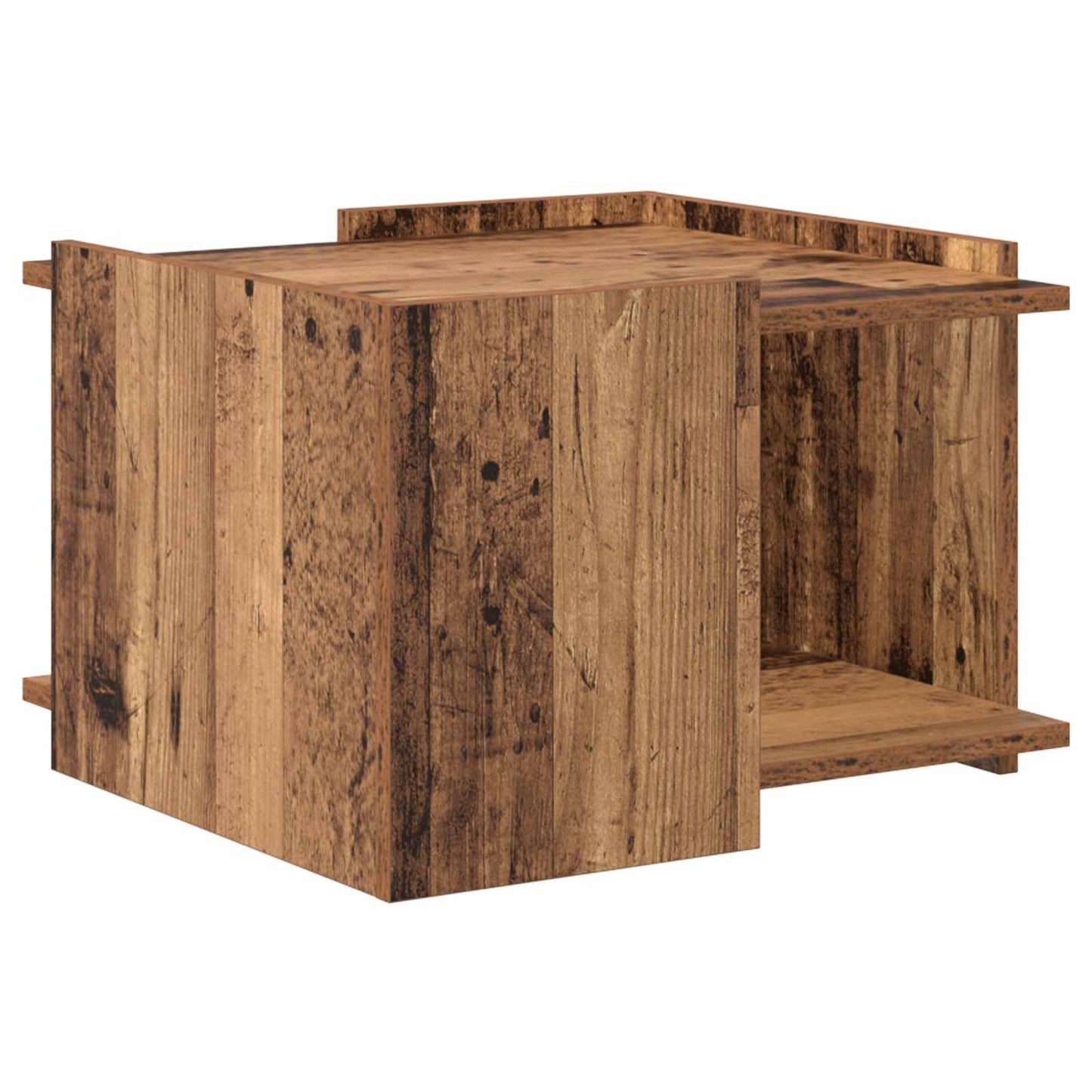 Dohányzóasztal Antik Fa 50,5 x 50 x 33 cm Szerelt Fa