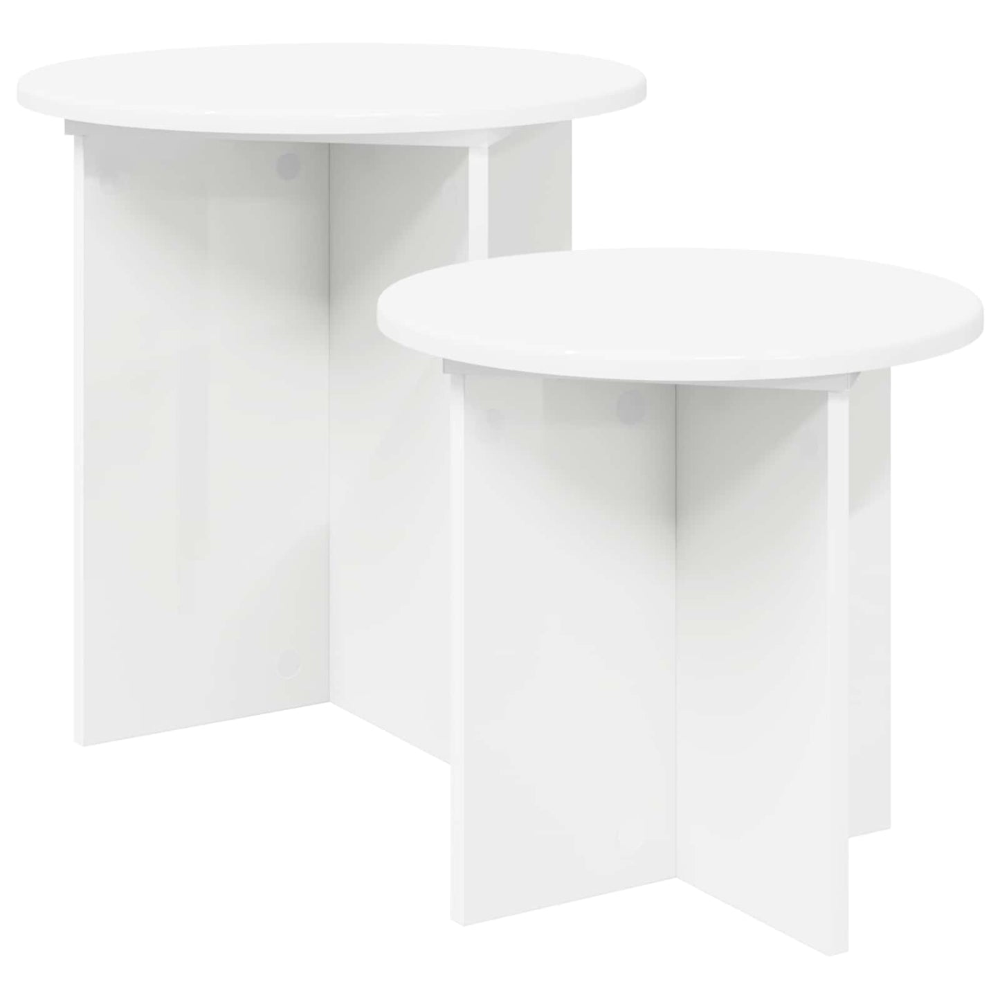 Kisasztal készlet tárolóval 2 pcs Mérnöki fa