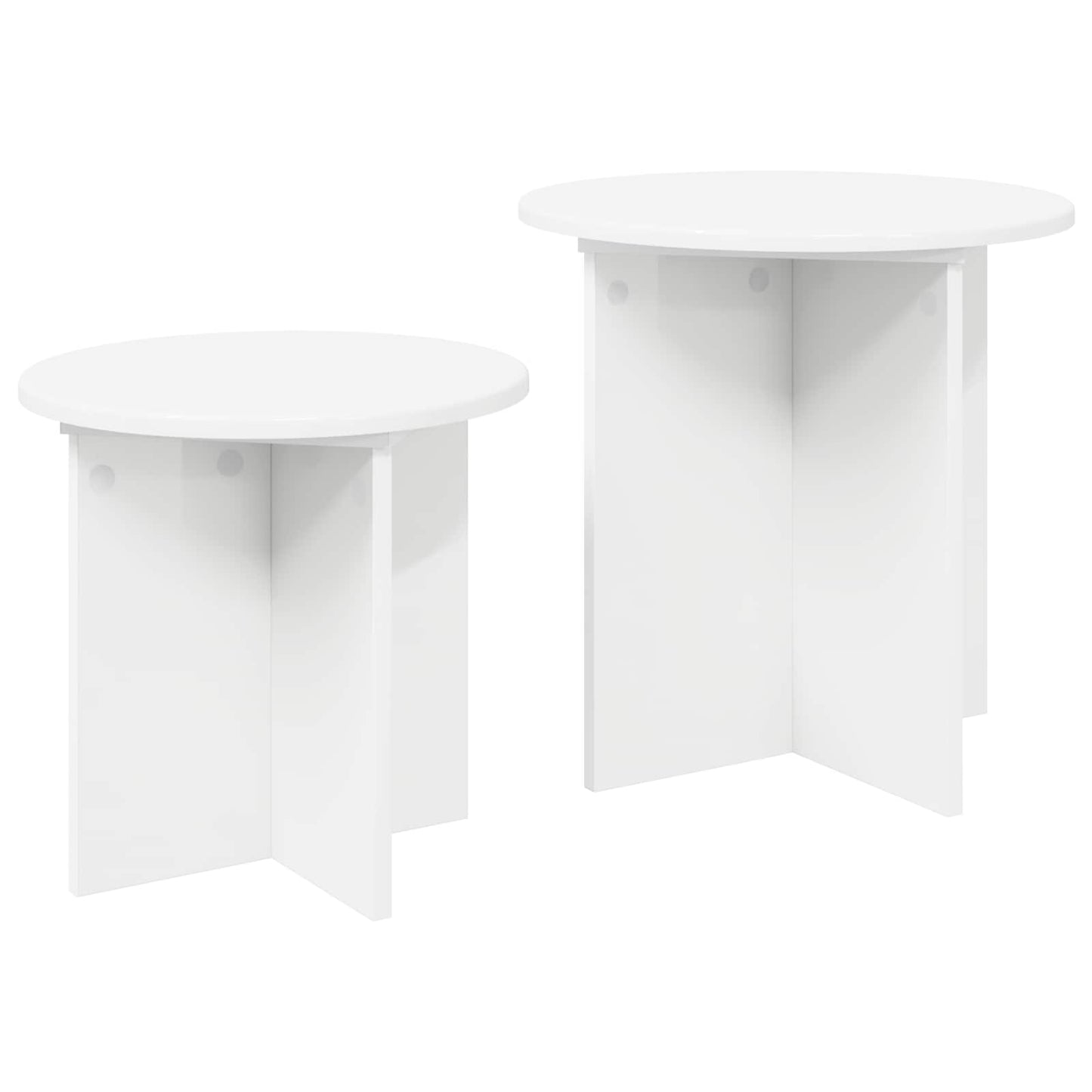 Kisasztal készlet tárolóval 2 pcs Mérnöki fa