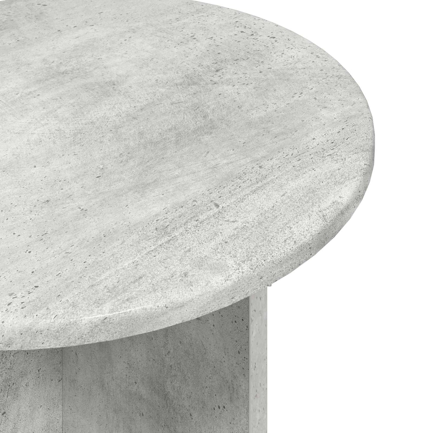 Kisasztal készlet tárolóval 2 pcs Betonszürke Mérnöki fa