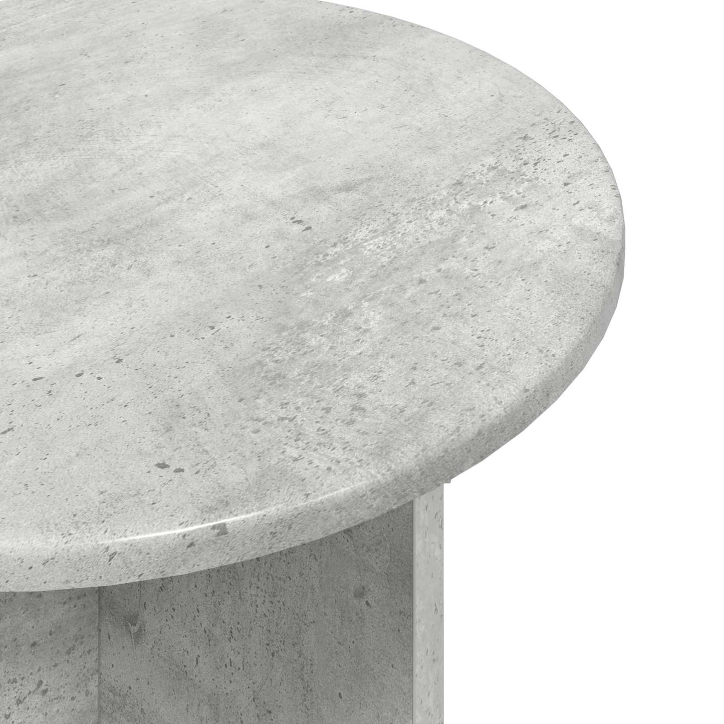 Kisasztal készlet tárolóval 2 pcs Betonszürke Szerelt Fa