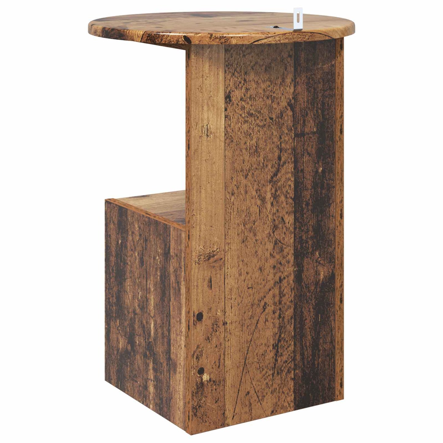Oldal asztal Antik Fa Ø 39,5 x 55 cm Szerelt Fa