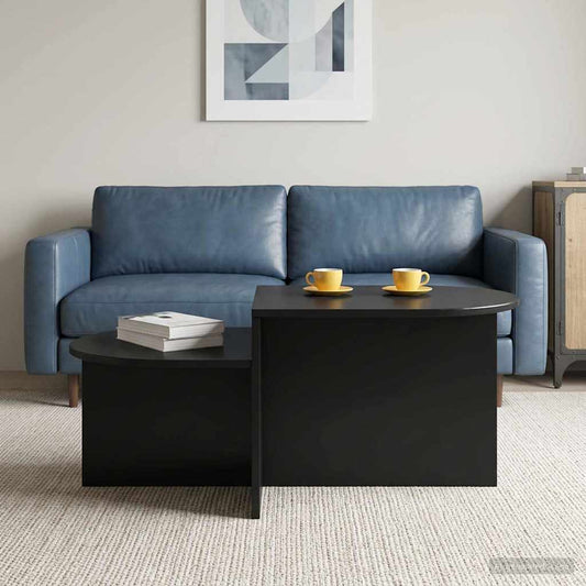 Dohányzóasztal Fekete Tölgy 100 x 50 x 40 cm Szerelt Fa