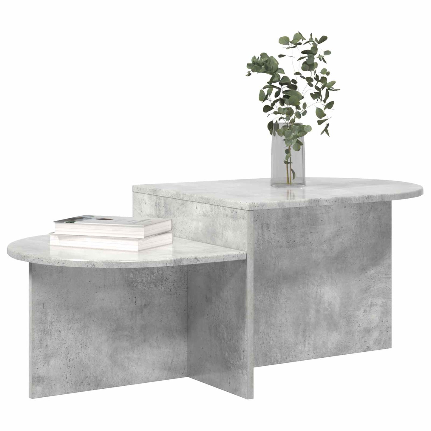 Dohányzóasztal Betonszürke 100 x 50 x 40 cm Szerelt Fa