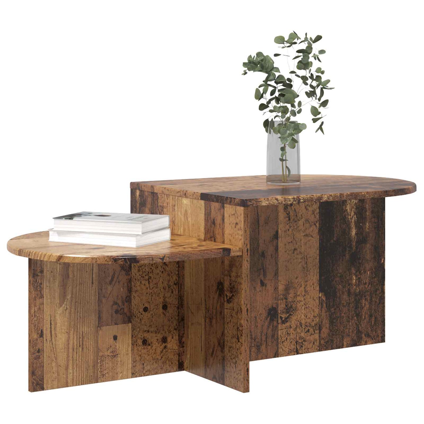 Dohányzóasztal Antik Fa 100 x 50 x 40 cm Szerelt Fa