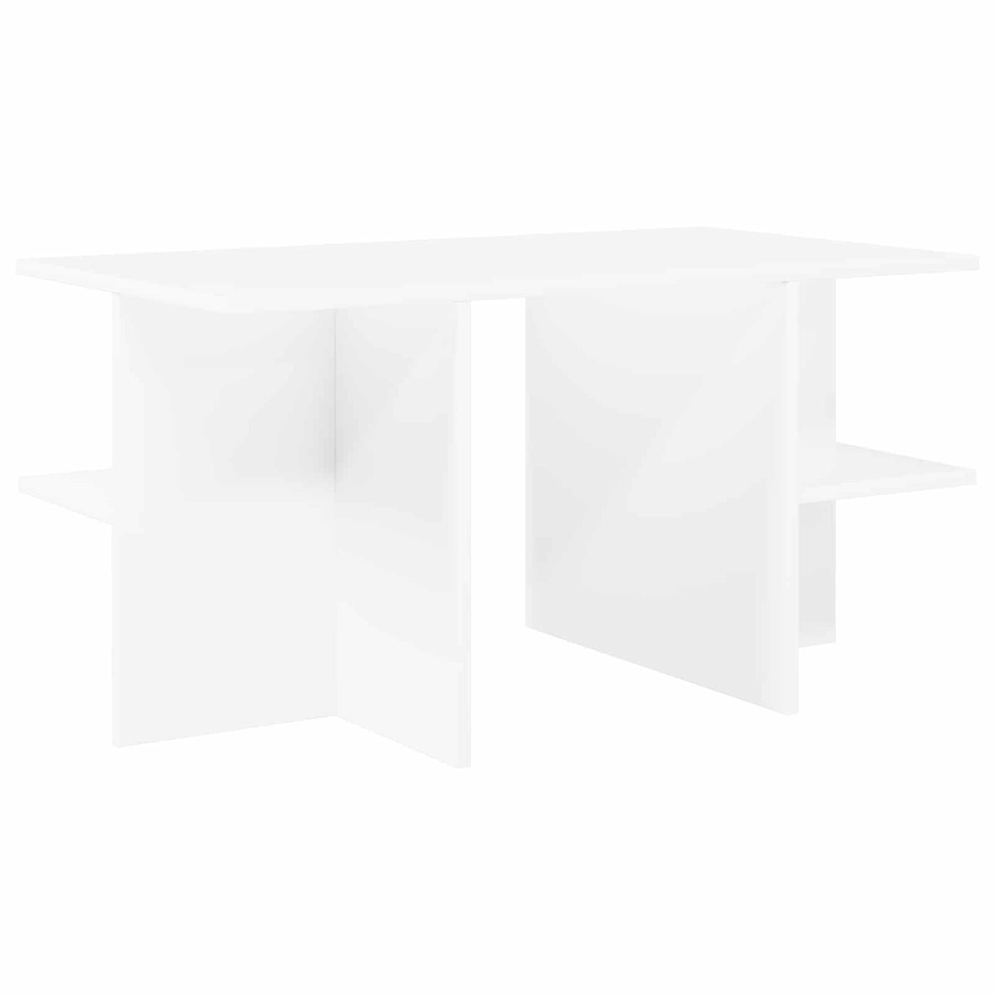 Dohányzóasztal Fehér 87 x 50 x 45 cm Mérnöki fa