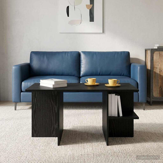 Dohányzóasztal Fekete Tölgy 87 x 50 x 45 cm Mérnöki fa