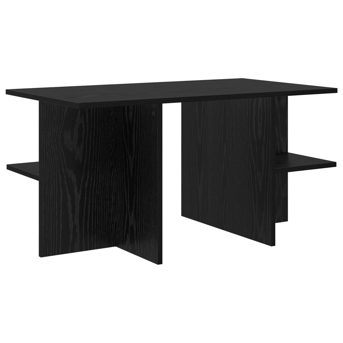 Dohányzóasztal Fekete Tölgy 87 x 50 x 45 cm Mérnöki fa