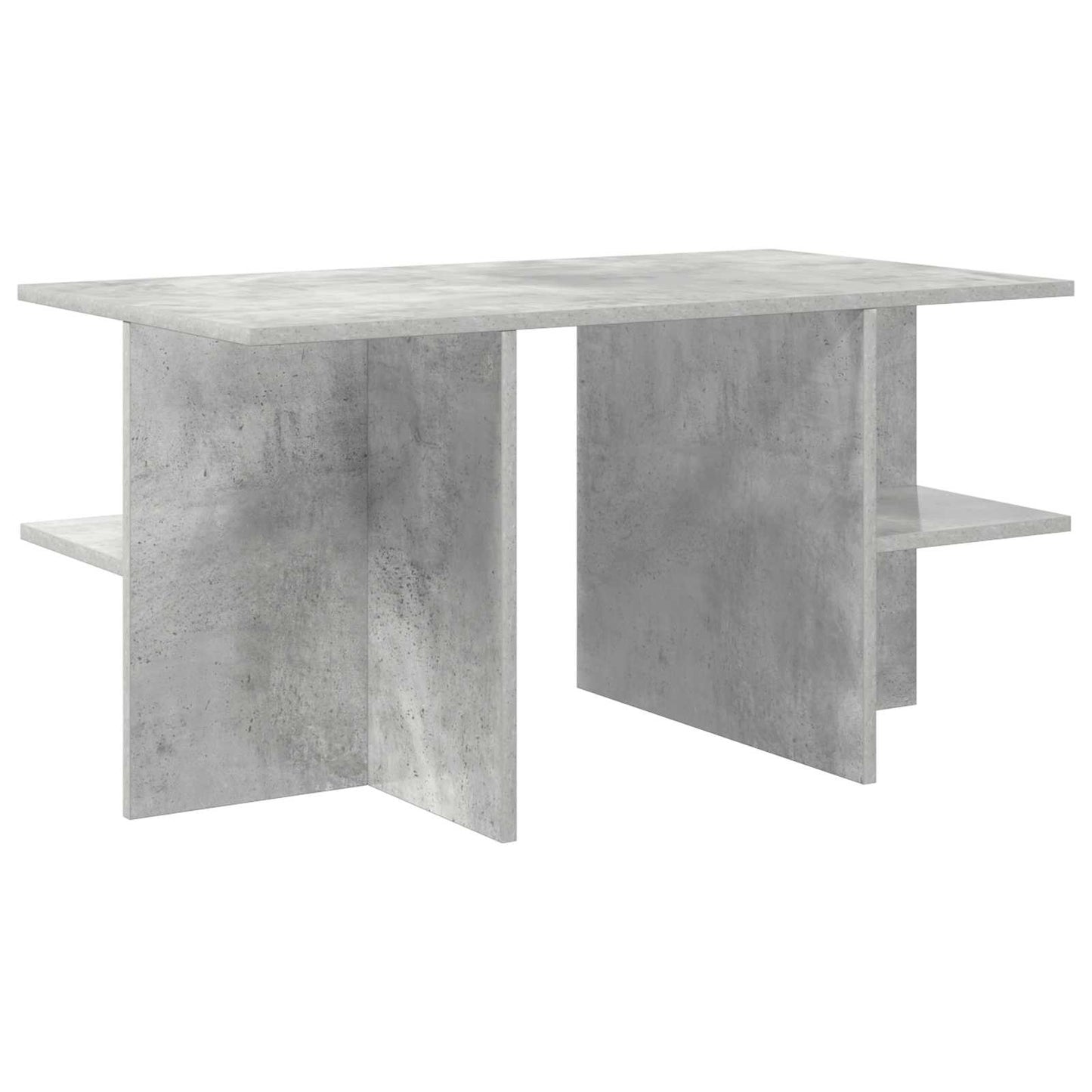 Dohányzóasztal Betonszürke 87 x 50 x 45 cm Mérnöki fa