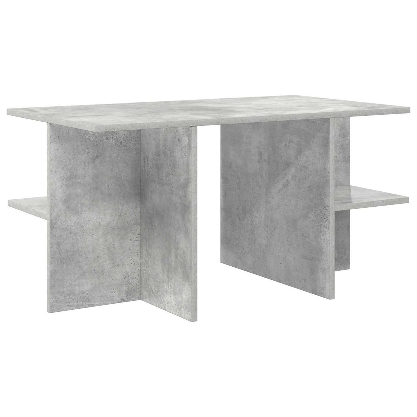 Dohányzóasztal Betonszürke 87 x 50 x 45 cm Mérnöki fa