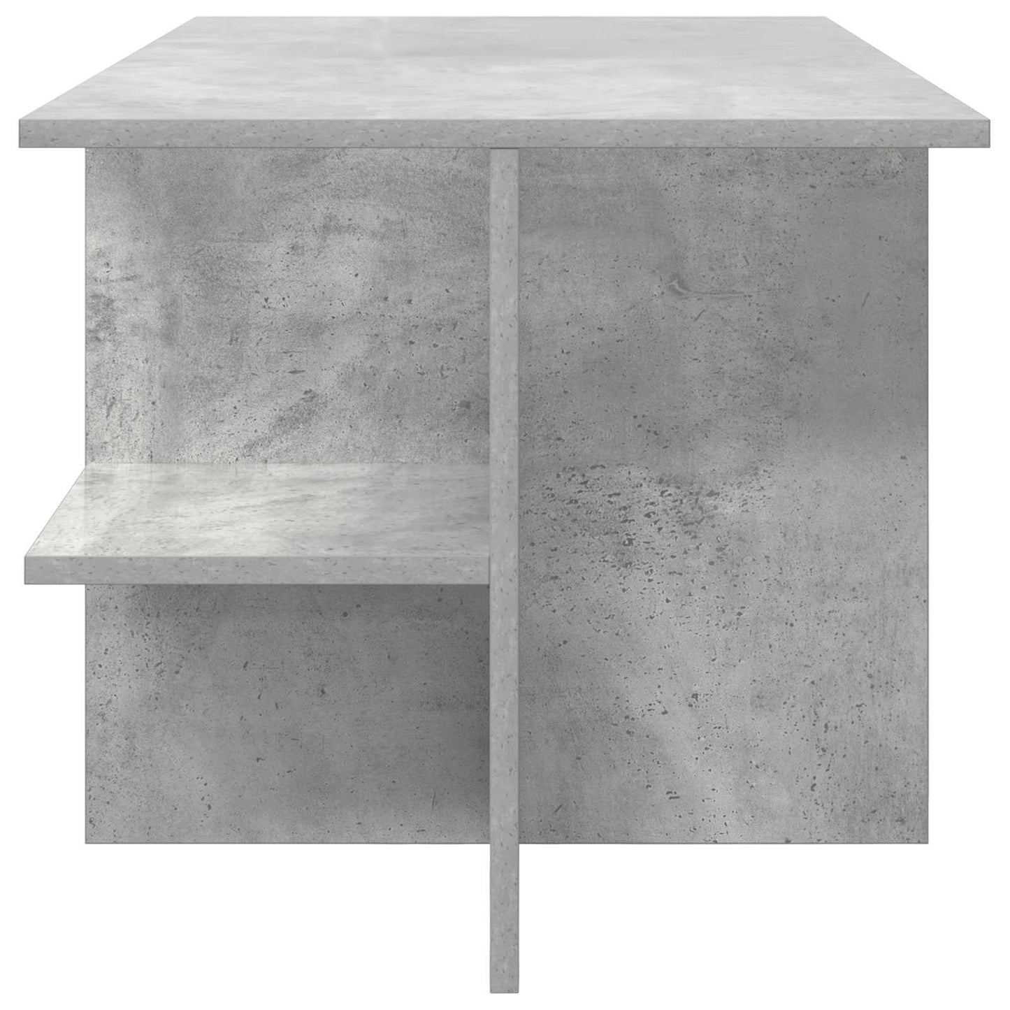 Dohányzóasztal Betonszürke 87 x 50 x 45 cm Mérnöki fa