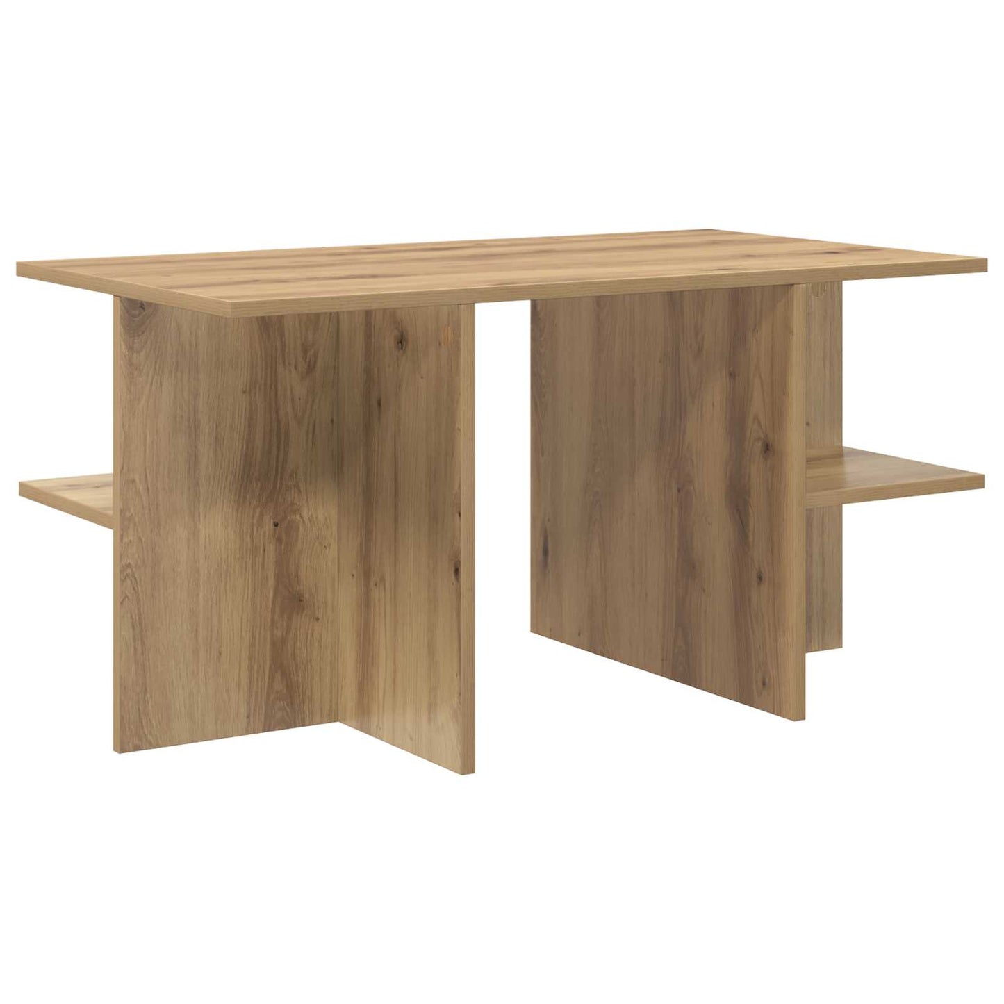 Dohányzóasztal Kézműves Tölgy 87 x 50 x 45 cm Mérnöki fa