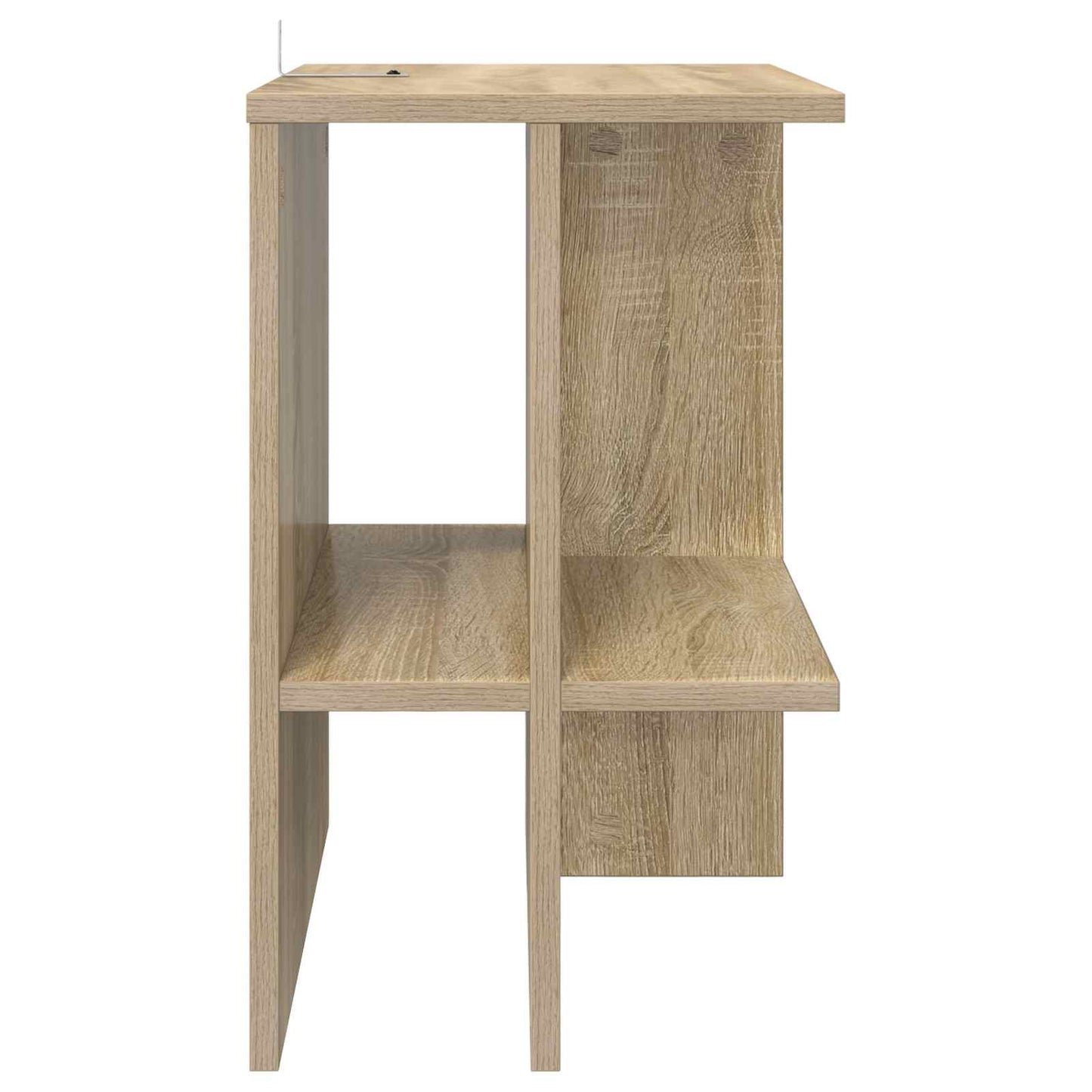 Dohányzóasztal 2 pcs Sonoma Tölgy 40 x 30 x 49 cm Szerelt Fa