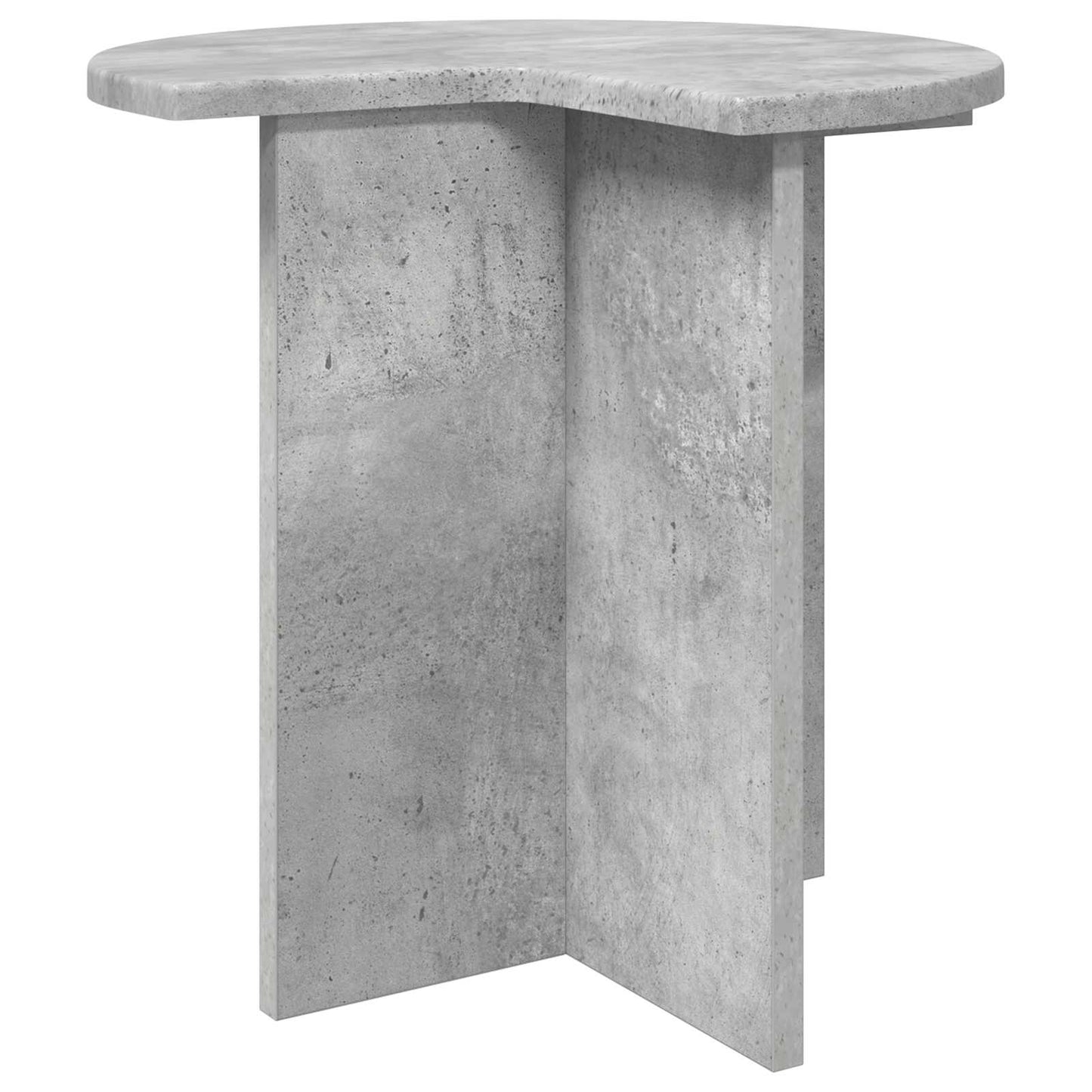 Oldal asztal 2 pcs Betonszürke Ø 39 x 38 cm Szerelt Fa