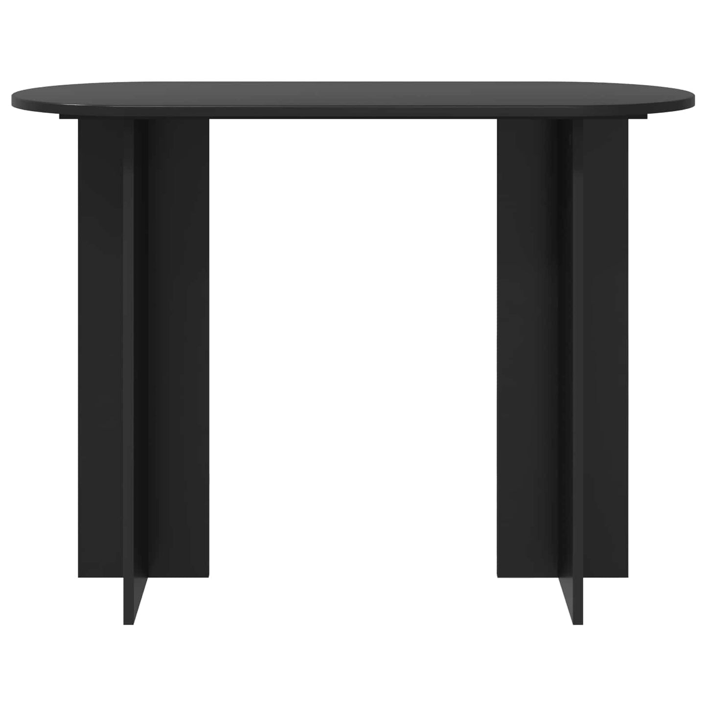 Konzolasztal Fekete Tölgy 100 x 39,5 x 75 cm Szerelt Fa