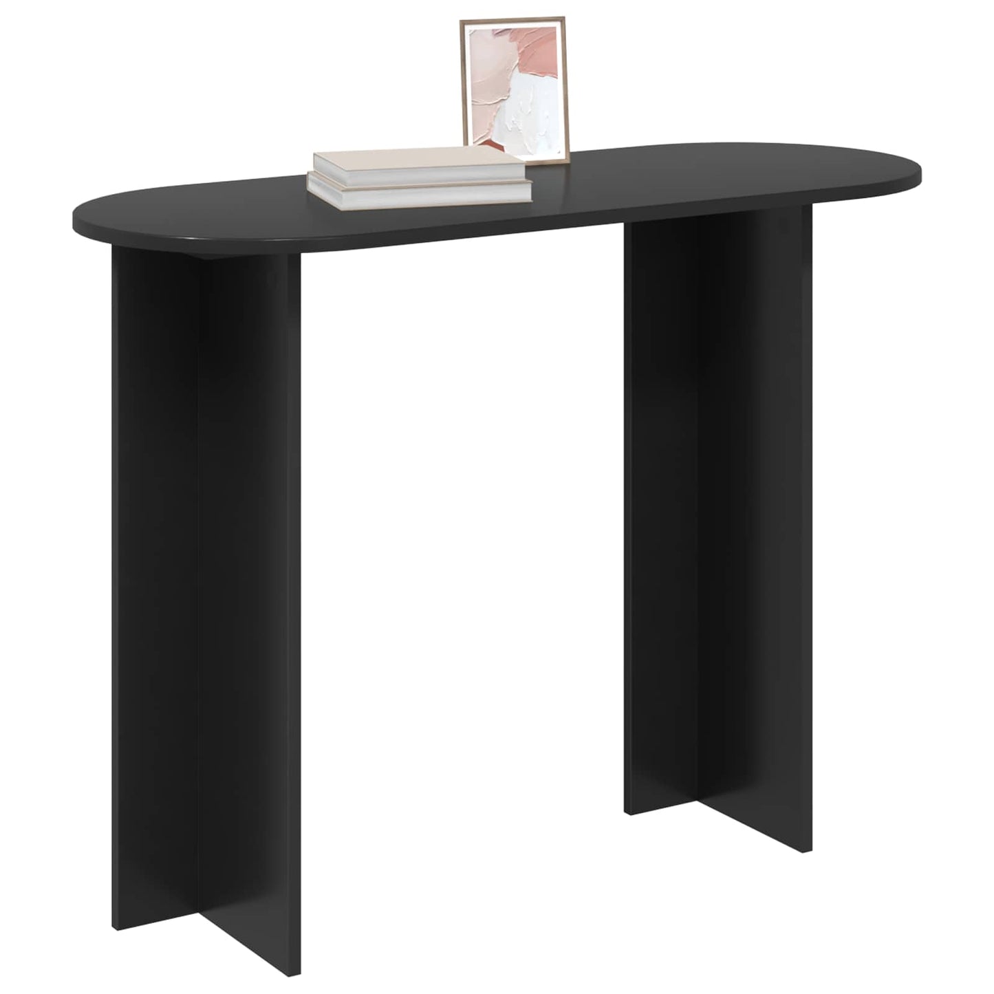 Konzolasztal Fekete Tölgy 100 x 39,5 x 75 cm Szerelt Fa