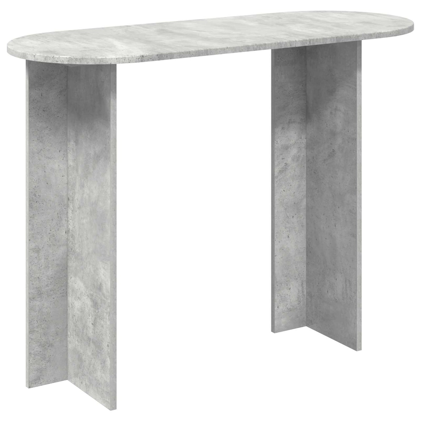 Konzolasztal Betonszürke 100 x 39,5 x 75 cm Szerelt Fa