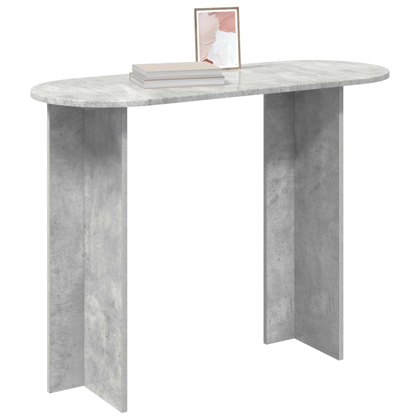 Konzolasztal Betonszürke 100 x 39,5 x 75 cm Szerelt Fa