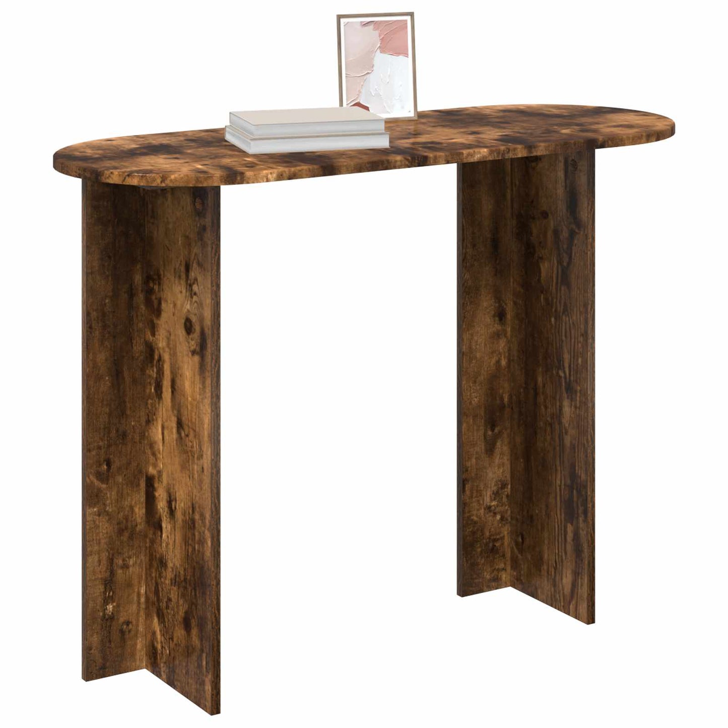 Konzolasztal Füstös Tölgy 100 x 39,5 x 75 cm Szerelt Fa