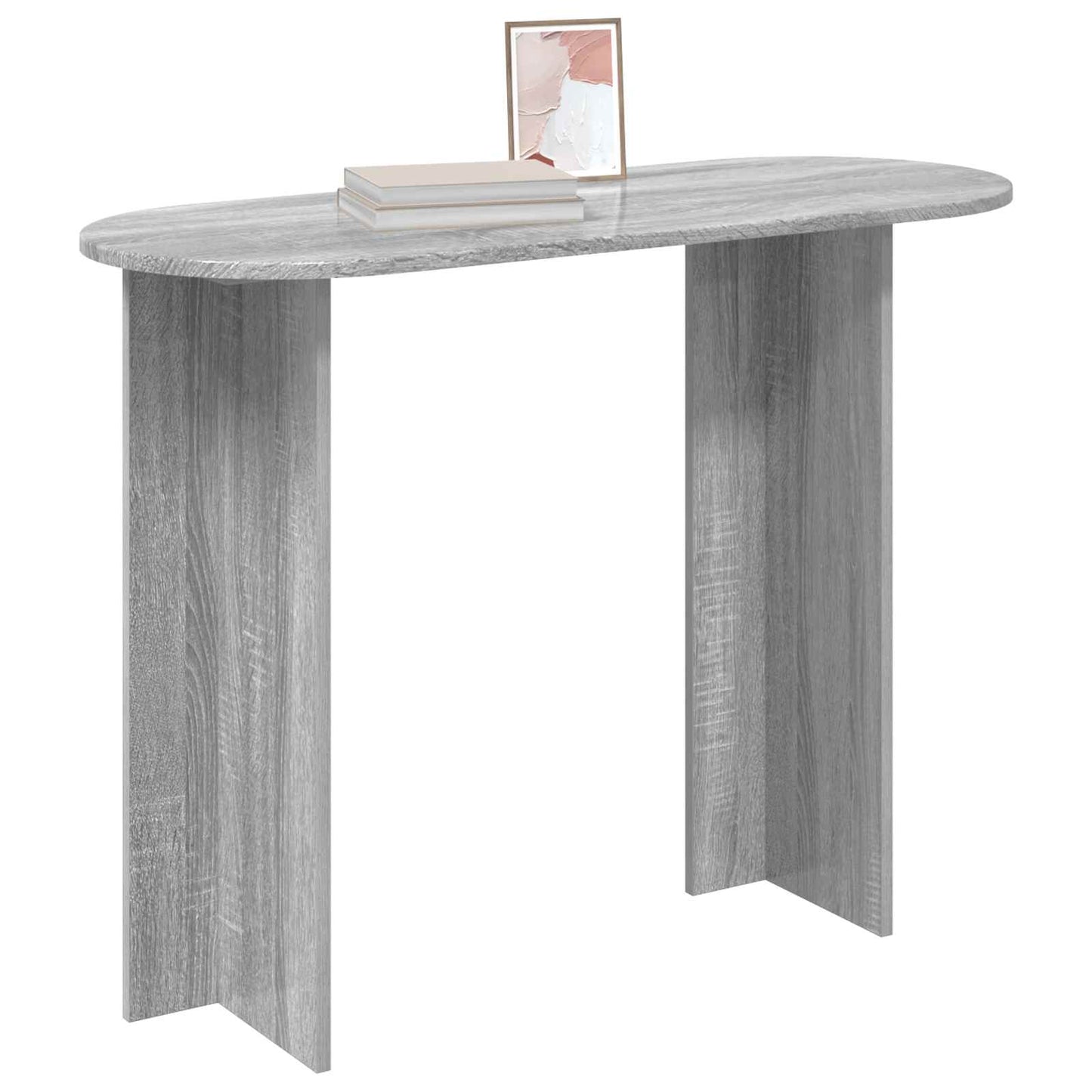 Konzolasztal Szürke Sonoma 100 x 39,5 x 75 cm Szerelt Fa