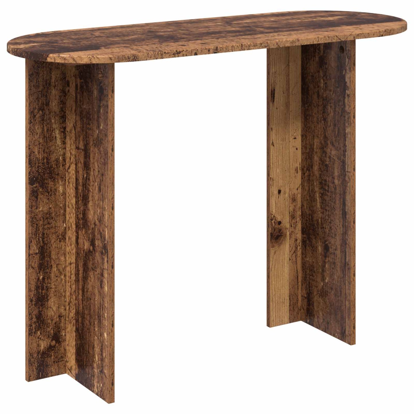 Konzolasztal tárolóval Antik Fa 100 x 39,5 x 75 cm Szerelt Fa