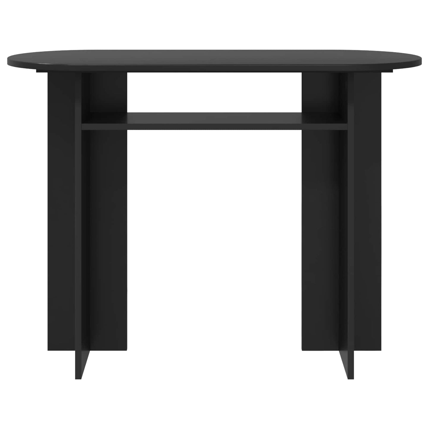 Konzolasztal Fekete Tölgy 100 x 39,5 x 75 cm Szerelt Fa