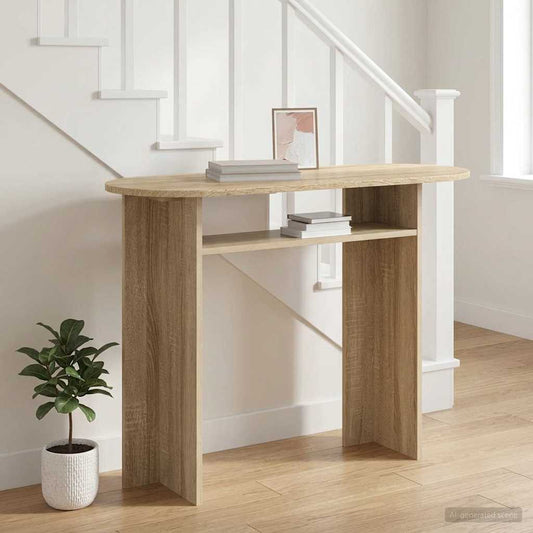 Konzolasztal Sonoma Tölgy 100 x 39,5 x 75 cm Szerelt Fa
