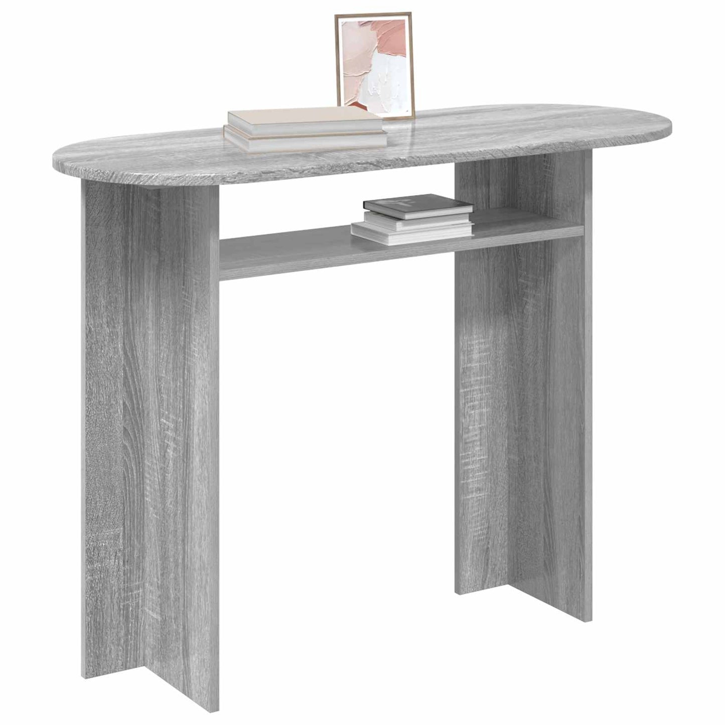 Konzolasztal Szürke Sonoma 100 x 39,5 x 75 cm Szerelt Fa