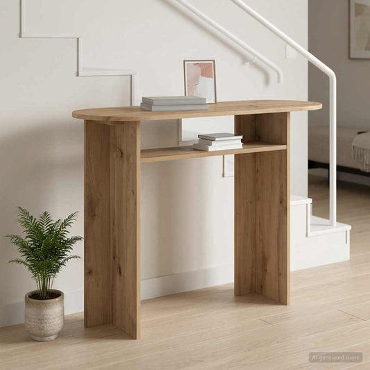 Konzolasztal Kézműves Tölgy 100 x 39,5 x 75 cm Szerelt Fa