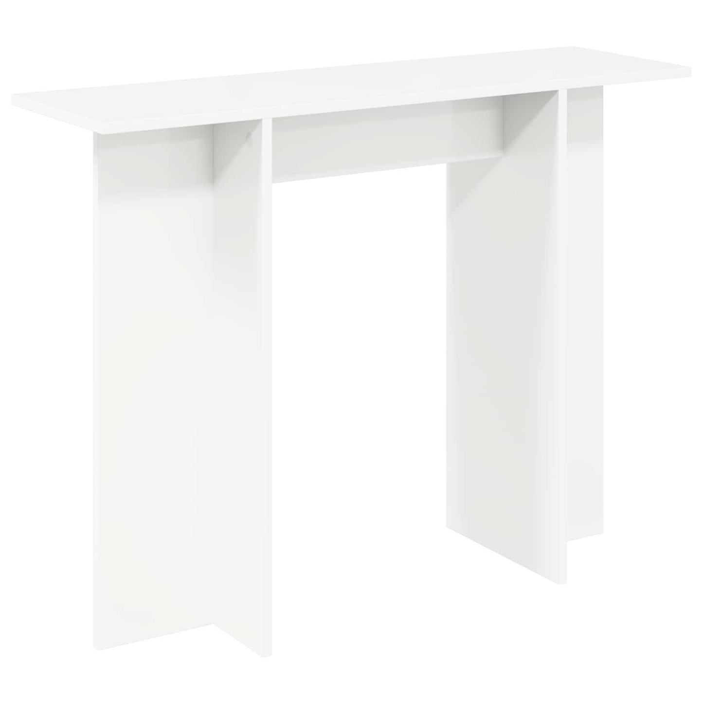 Konzolasztal Fehér 100 x 30 x 75 cm Szerelt Fa