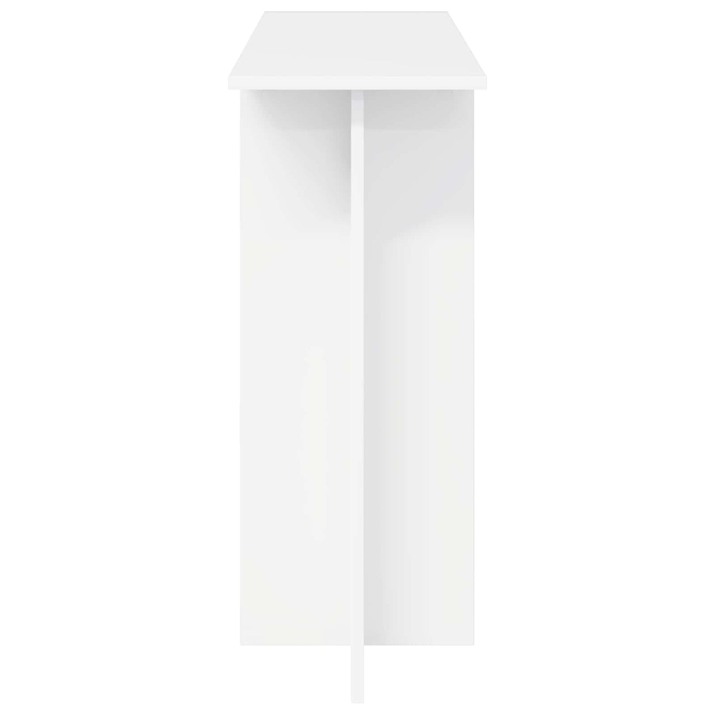 Konzolasztal Fehér 100 x 30 x 75 cm Szerelt Fa