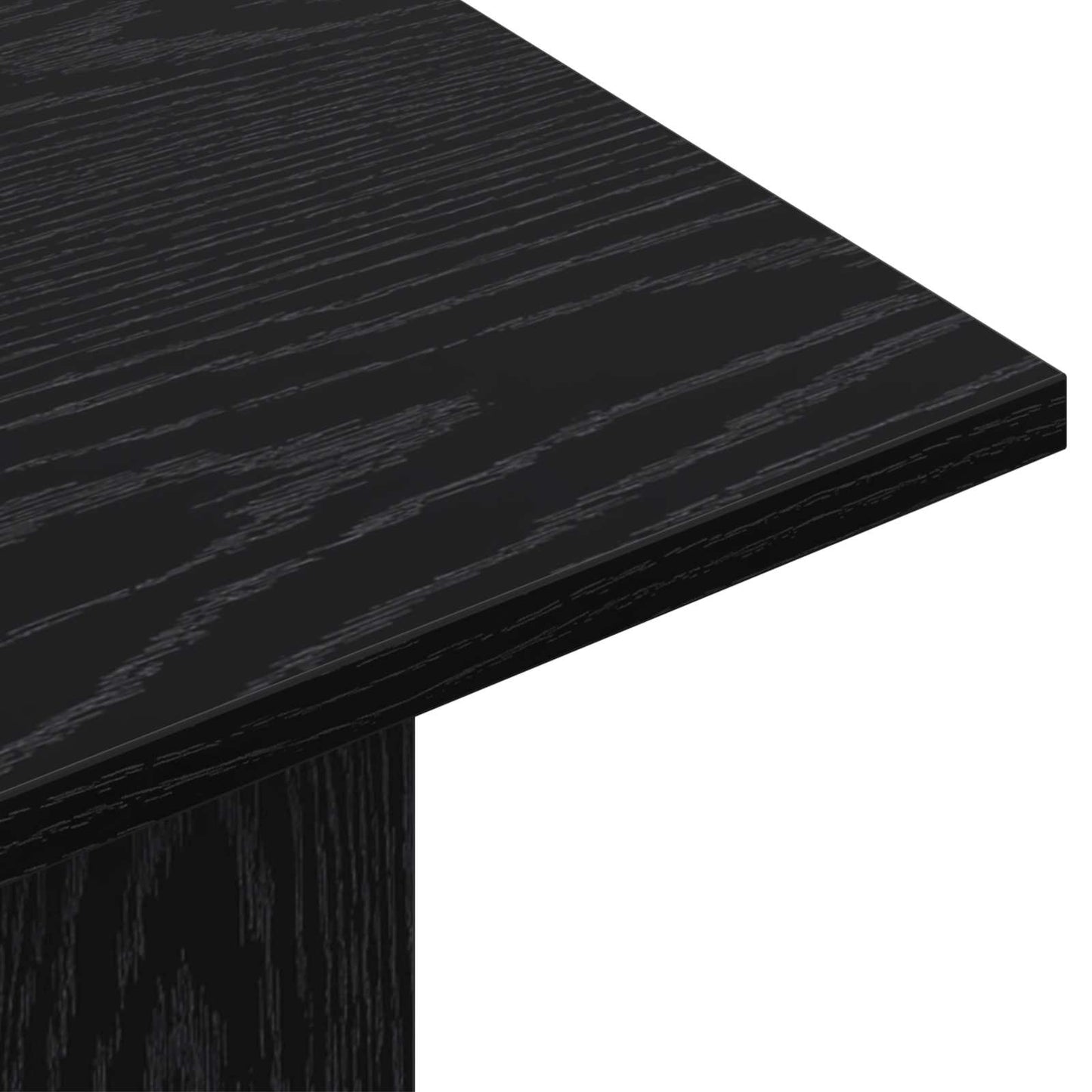 Konzolasztal Fekete Tölgy 100 x 30 x 75 cm Szerelt Fa