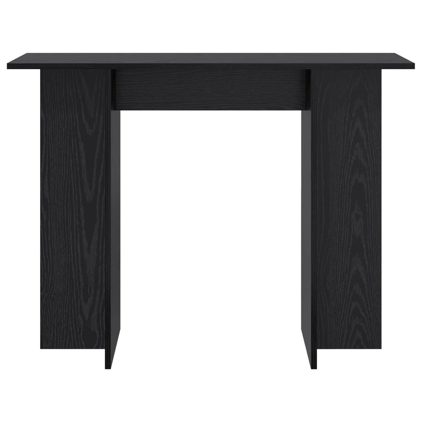 Konzolasztal Fekete Tölgy 100 x 30 x 75 cm Szerelt Fa