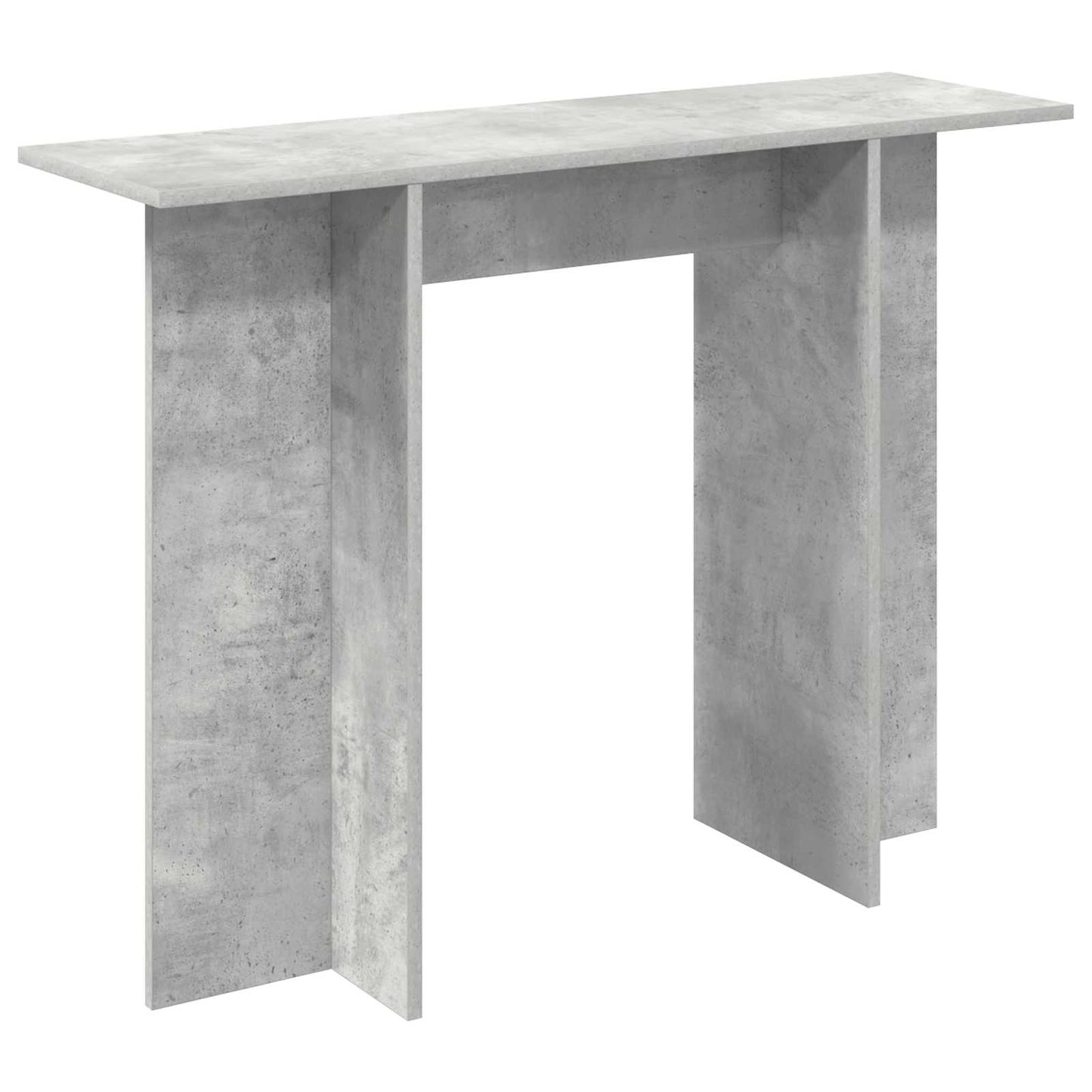Konzolasztal Betonszürke 100 x 30 x 75 cm Szerelt Fa